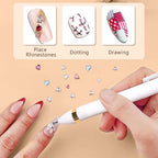 Professional nail art created with Honey Joy dotting pen