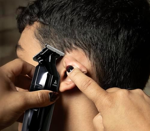 Andis Headliner III trimmer showing the unique line of sight cut away housing design