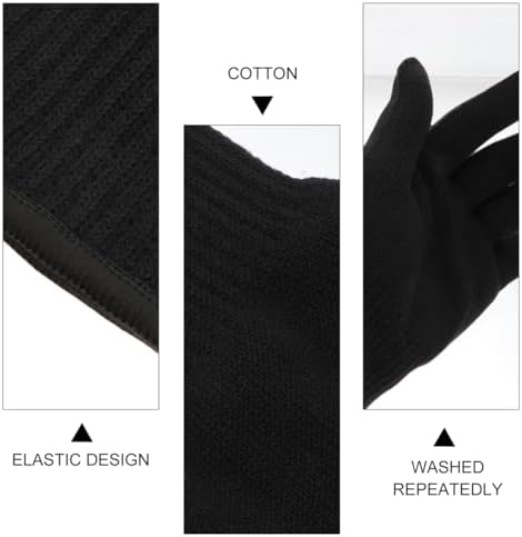Universal fit thermal hair styling gloves protecting hands from a flat iron burn.