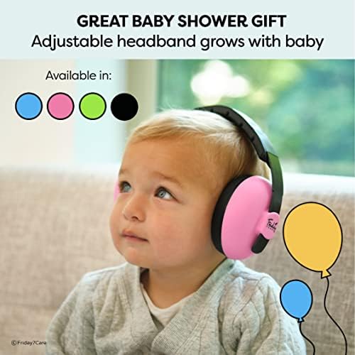 Close up of soft cushioning on Friday 7Care baby earmuffs