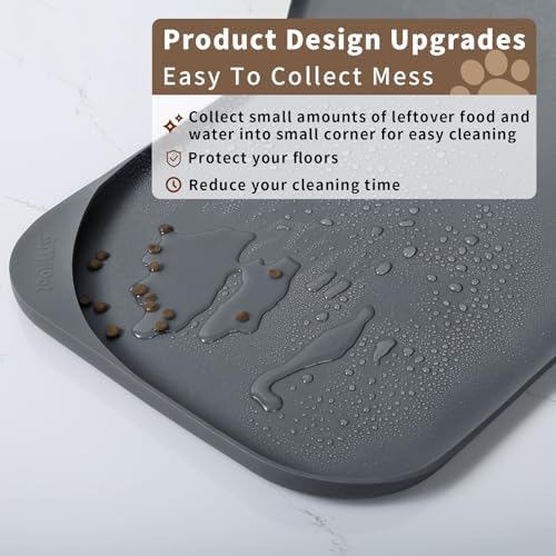 Smilool spill proof pet placemat detail