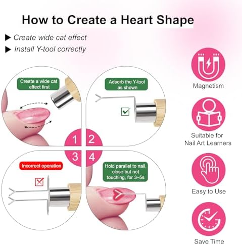 Close up of Npah 4-in-1 magnetic nail tool applicator