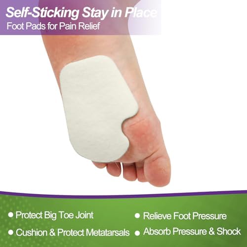 Cutecrop foot care pads for runners and dancers suffering from turf toe.
