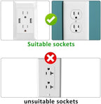 Side profile of Skrfren loose outlet fix in a standard socket