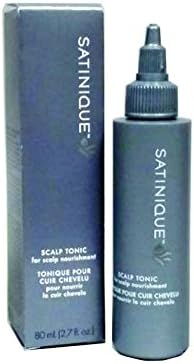 Satinique botanical leave in hair serum bottle for thicker looking hair density