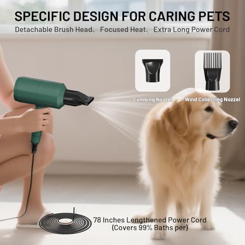 Close up of Pehum dryer nozzle for focused grooming