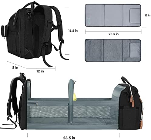 Rear view showcasing the extra thick padded shoulder straps and breathable back design