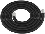 Heavy duty flexible aquarium filter hose showing ribbed texture up close