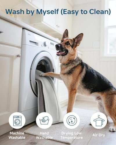 Babygreat self cooling mat being machine washed for easy care