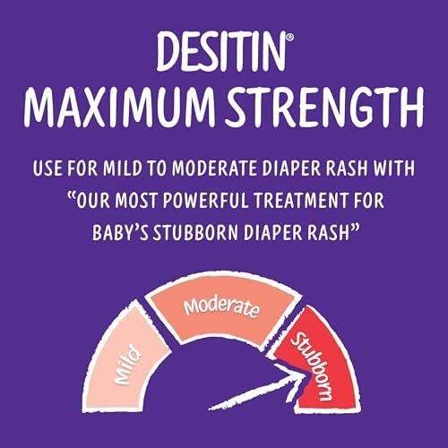 Authentic USA imported Desitin diaper rash relief paste for babies