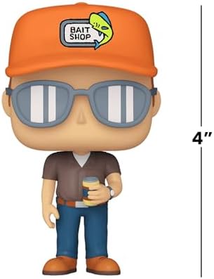 Official licensed Funko King of the Hill vinyl model showing the detailed bait shop outfit