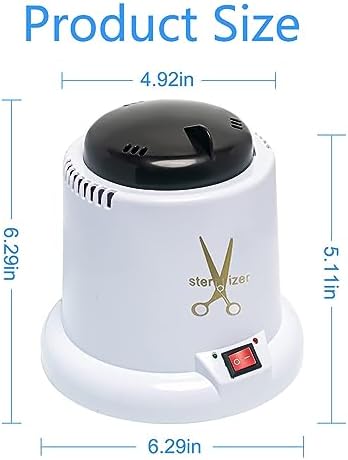 GoLashFun sterilizer pot showing glass beads inside