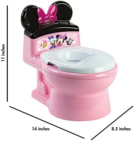 Minnie Mouse potty with realistic flushing sound buttons