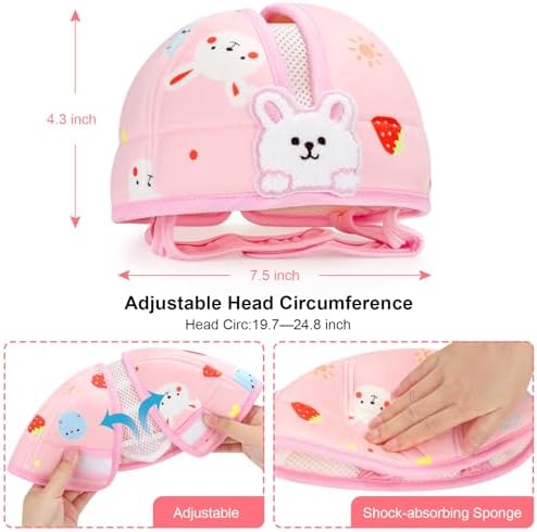 Top view of Accmor baby helmet with ventilation vents