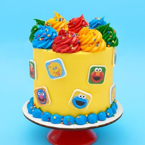Sesame Street birthday cupcake decoration ideas