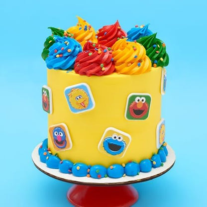 Sesame Street birthday cupcake decoration ideas