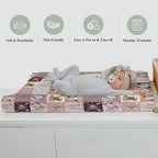 ZoUbqchY baby changing pad cover styled in a nursery setting