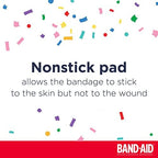 Close up of the imported 20 count packaging for BAND-AID Brand children wound care
