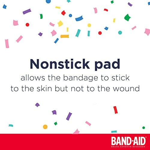 Close up of the imported 20 count packaging for BAND-AID Brand children wound care