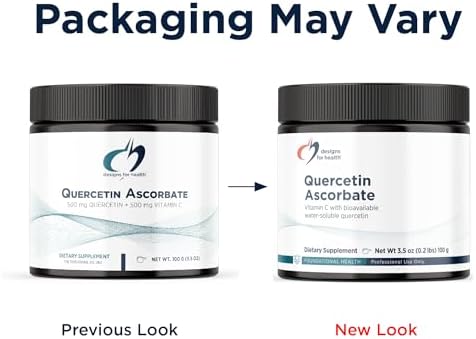 Designs For Health Quercetin Ascorbate side profile package