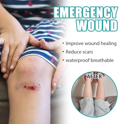 Hygienic touch free first aid spray for scrapes and paper cuts.