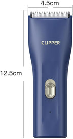 Compact quiet pet grooming fader highlighting the USB rechargeable port