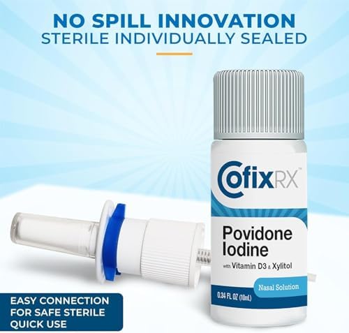 Side profile of CofixRx nasal cleanser bottle