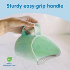 Dr. Brown's bath rinse cup handle detail and design