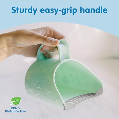 Dr. Brown's bath rinse cup handle detail and design