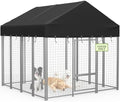 Heavy duty waterproof replacement cover for ten by ten feet dog enclosures