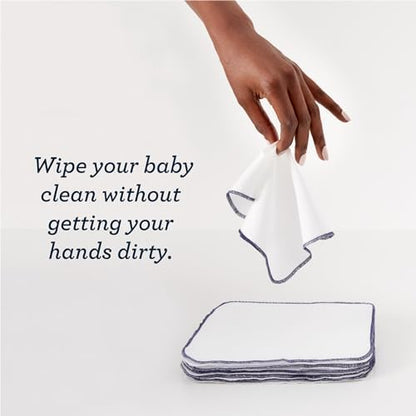Esembly Wipe Ups showing blue stitched edges and high quality fabric