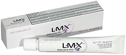 LMX4 topical anesthetic cream for fast-acting pain relief from insect bites.