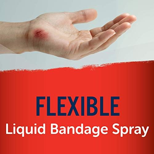Twin pack of New-Skin first aid liquid spray bottles for minor cuts protection.