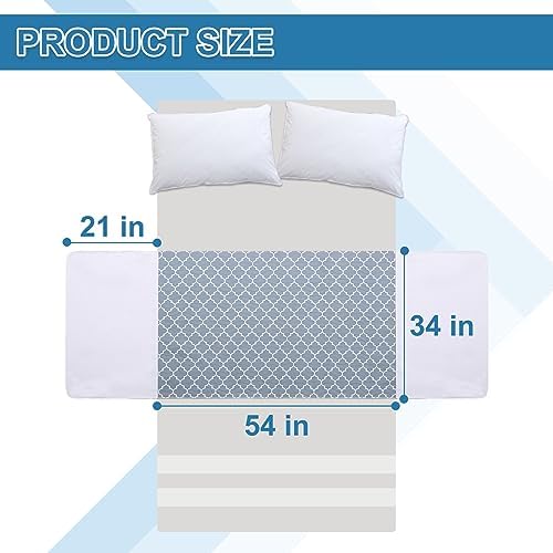 Close up of quilted absorbent fabric on Outcreator bed pad