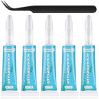 Clear reef glue gel tube with precision applicator nozzle tip