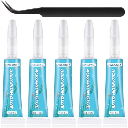 Clear reef glue gel tube with precision applicator nozzle tip