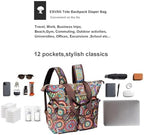 Esvan large capacity diaper bag interior view
