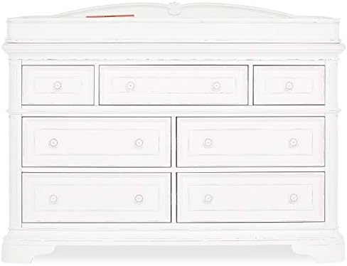 Evolur Westbury changing tray mounted on dresser detail