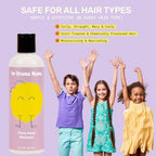 Lice Mamas 8 fluid ounce bottle with essential oil icons