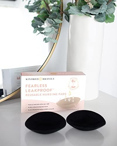 Kindred Bravely nursing pads packaging showing USA authenticity
