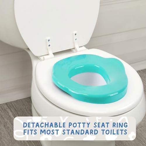 Ms. Rachel potty trainer skid-resistant base and splash guard