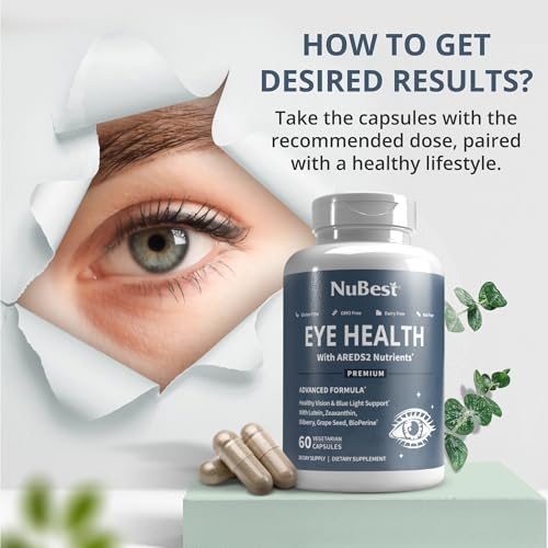 NuBest vegan eye multivitamin authentic USA imported packaging side view