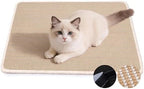Petinstinct horizontal scratching rug pad showing close up texture of woven sisal fibers