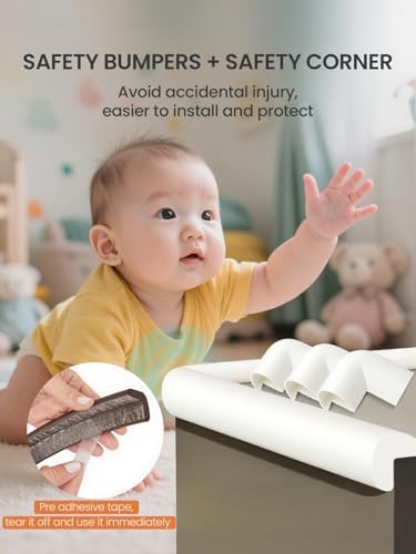 QYV furniture safety bumper white-gray color palette