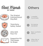 Best Friends by Sheri The Original Calming Donut Dog Bed for Medium Dogs up to 45 lbs, Lux Faux Fur, Oyster, Medium, 30" x 30" - Image 7