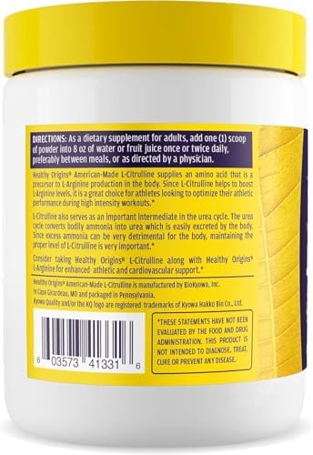 Healthy Origins amino acid powder serving scoop display