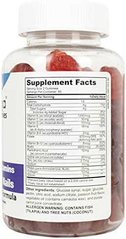 DrFormulas HairOmega berry flavored vitamins for healthy skin and hair health