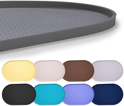 Hubulk Waterproof Silicone Pet Feeding Mat Raised Edge