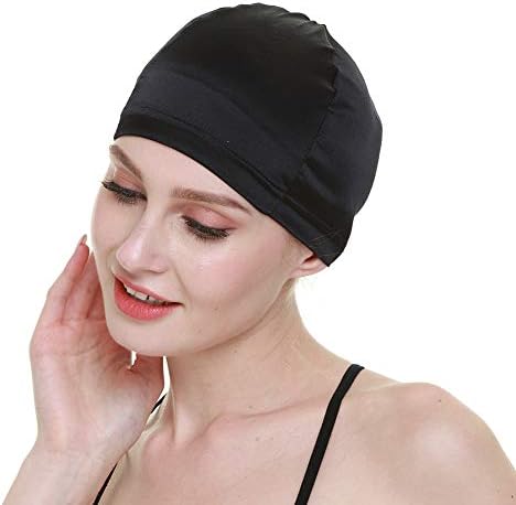 Folded FocusCare mulberry silk cap for storage