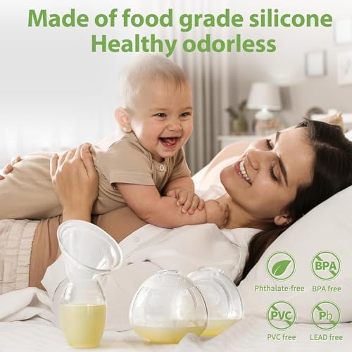 BPA free food grade silicone breast pump set for new mothers